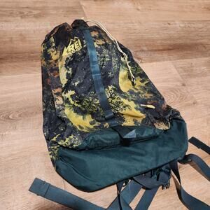 REI Co-Op Flash 18 Green Yellow Tree Forest Lightweight Backpack Packable Hiking